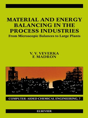cover image of Material and Energy Balancing in the Process Industries